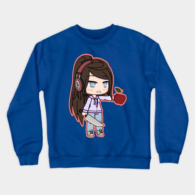 Gacha Life Apple Crewneck Sweatshirt by Itz toca froggy